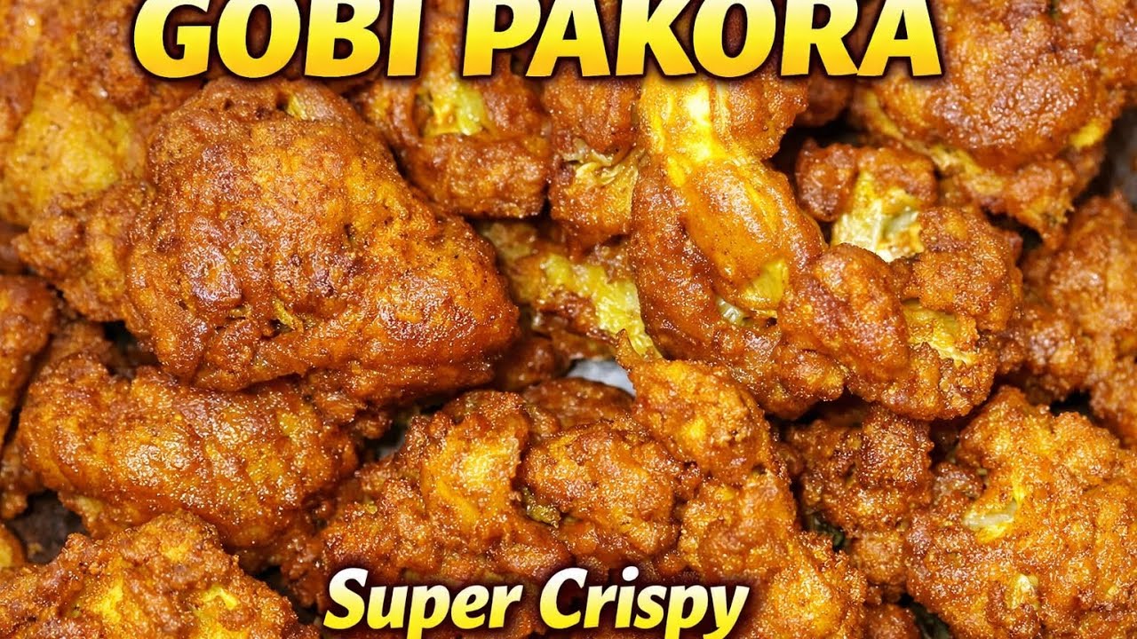 Ramzan Special _Crispy Gobi Pakora Recipe Street Style Gobi Pakora Recipe#testyrecipeswithneha 