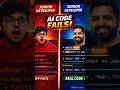 senior vs junior developer using ai 🤯 real difference #coding