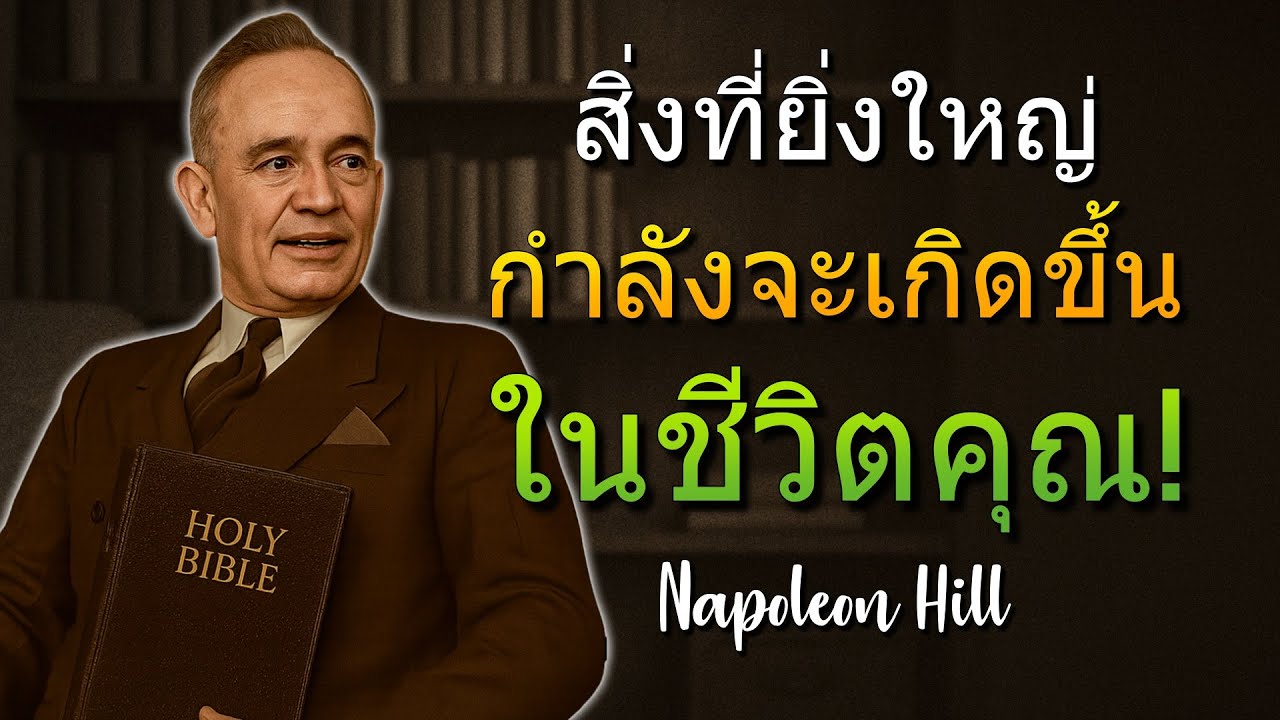 พระเจ้ากำลังจะเปิดเผยสิ่งที่จะเปลี่ยนชีวิตของคุณ (Napoleon Hill)