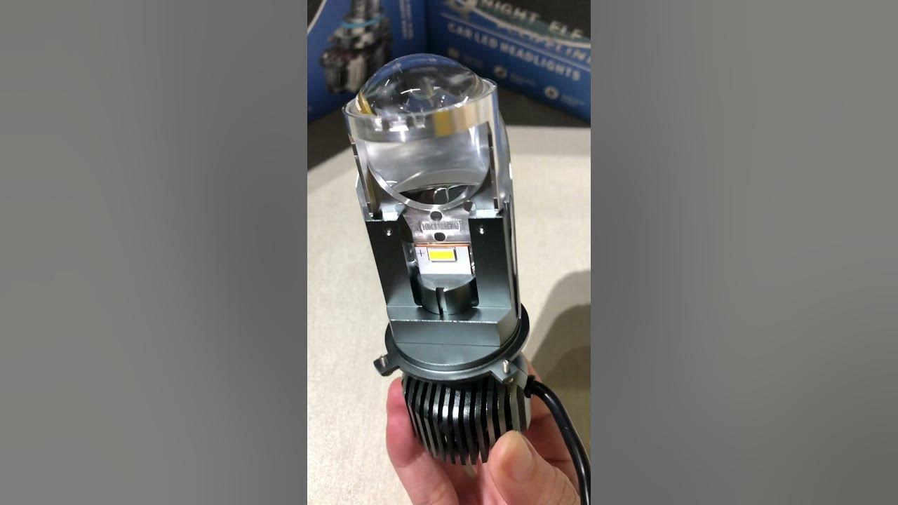 Model H4 LED headlight with projector lens 6000LM 3570 Led Chip Adapter