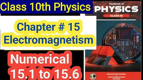 Chapter15||Numerical 15.1 to 15.6||punjab text book
