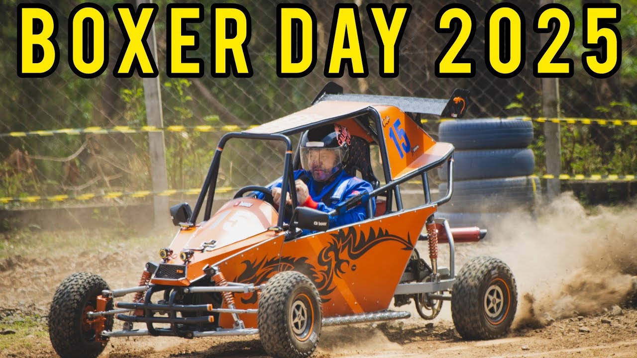 BOXER DAY 2025 - BASTIDORES DOS KART CROSS QUEBRADOS ANTES DA CORRIDA 