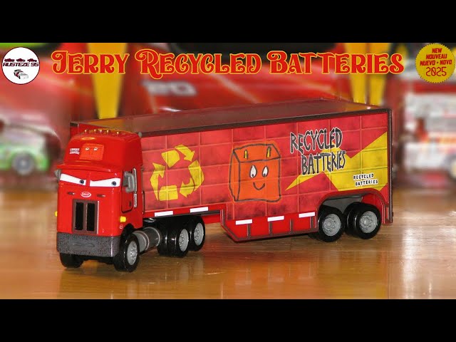 Pixar Cars 2025 Jerry Recycled Batteries - Review (