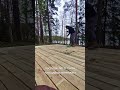 Жизнь у озера.Деревенский дневник. День 24 - Терраса сделана#деревенскийдневник #erglupirtinalatvija