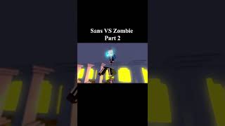 샌즈 VS 좀비 Sans VS Zombie Part 2 - Minecraft Animation