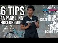 6 Tips sa Pagpili ng Una mong Bike