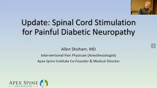 Spinal Cord Stimulation Presentation by Dr. Allen Shoham_April 2024