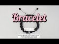 Tutoriel france perles i le bracelet i pierre de lave