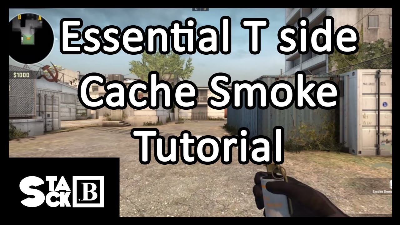 [CSGO] Essential T side Cache smoke tutorial - YouTube