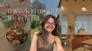 uni vlog: exploring NTU libraries, lola's cafe, huevos and hall life!