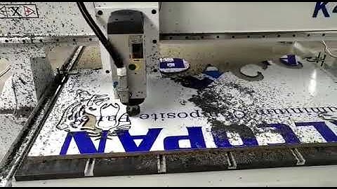 Cutting ACP using CNC Router QUICK 1325