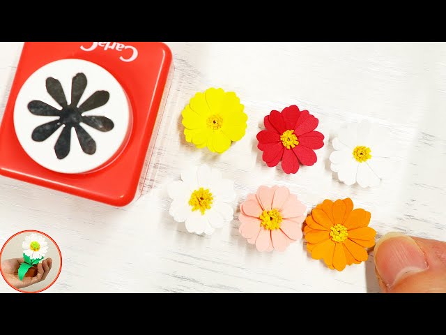 【ストロベリーD】サンプルページ（ペーパークラフト クラフトパンチ） ディジーのクラフトパンチで極小の花の作り方を紹介！飾りのアクセント