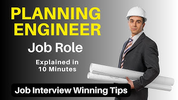 Learn Planning Engineer Job Role in Just 10 Minutes | Engineers and Managers Career Video 
