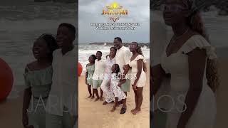 Mercy Johnson Marks 14th Wedding Anniversary  With Family @ The Beach #shorts #viral