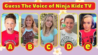 Guess The Voice of Ninja Kidz TV..! (Payton Myler, Jazzy Skye, Ohana Adventure, Kids Fun TV)