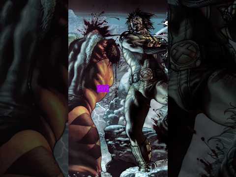 Wolverine Cuts off Sabretooth&#039;s Head as Revenge🤯|#wolverine #sabretooth #marvel #comics #xmen #comic