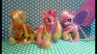 3 прически для пони\\3 hairstyles for ponies\\Совместно с Brony Laver