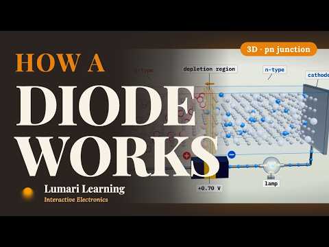 How a Diode Works: Inside the PN Junction in 3D