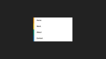 CSS3 Menu hover effects, HTML5 & CSS3