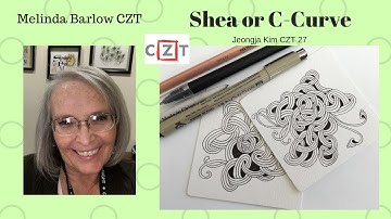 Tangle Art Lesson Shea or C-Curve Pattern #378
