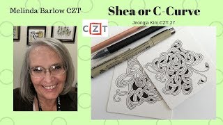 Tangle Art Lesson Shea or C-Curve Pattern #378