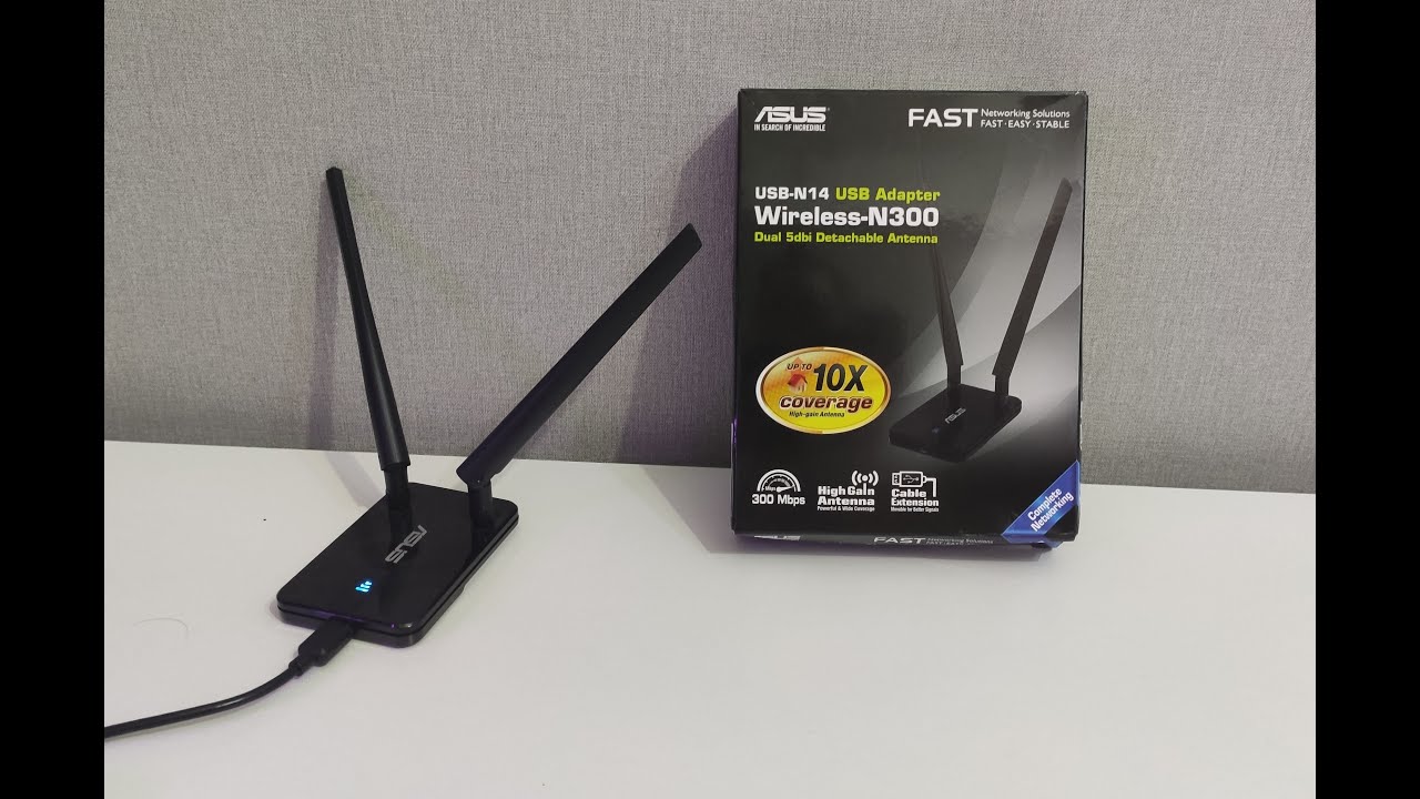 sne hvid formel Meningsfuld Asus Usb N14 300 Mbps Kablosuz Usb Adaptör İncelemesi - YouTube