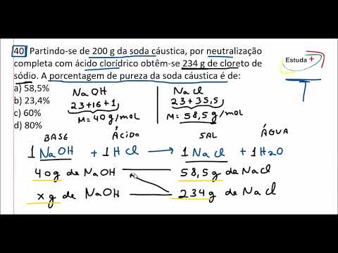 Vídeo: Como você calcula a porcentagem de pureza?