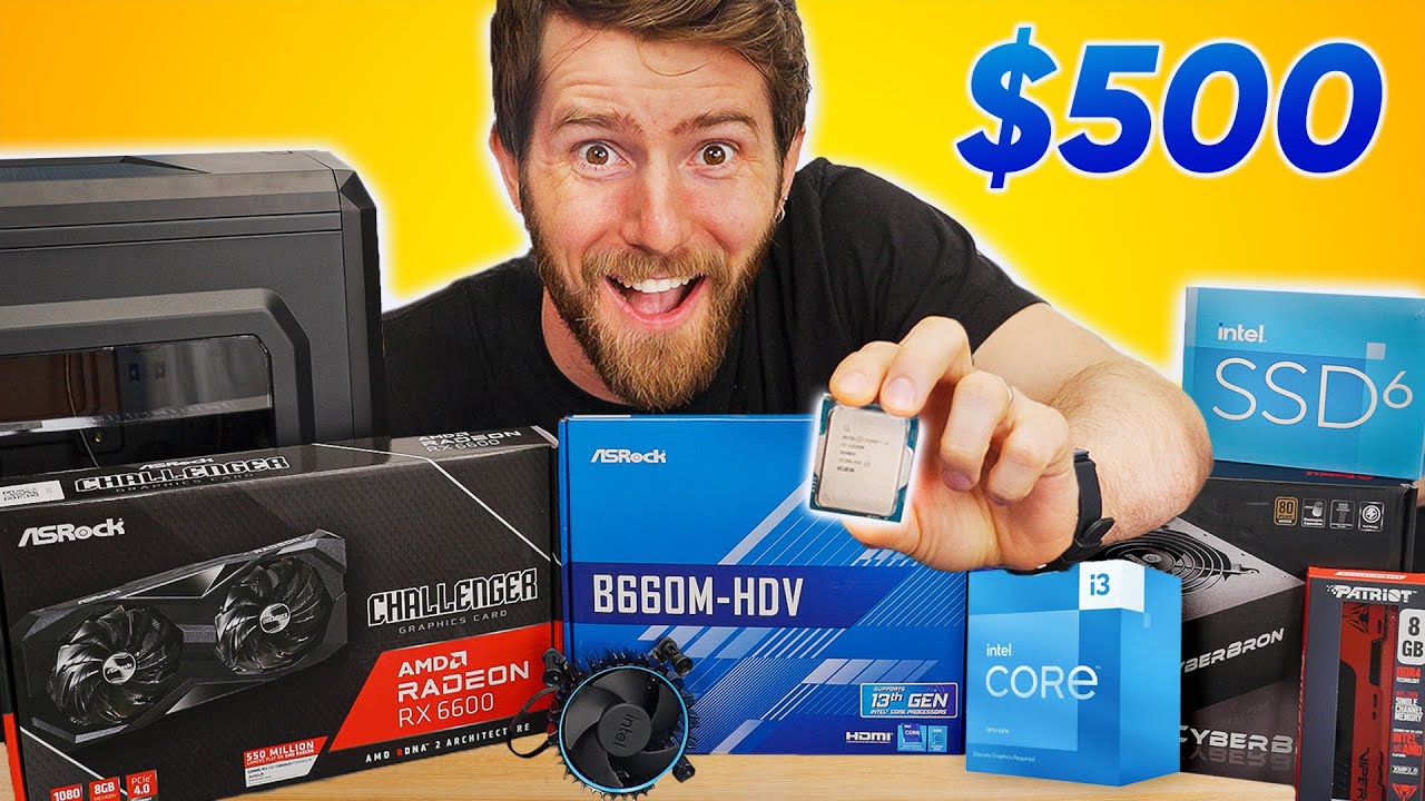 ⁣Building a $500 Intel Gaming PC