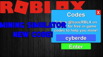 [WORKING]MINING SIMULATOR NEW CODE 2018||ROBLOX