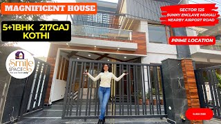 217 गज का 5BHK का शानदार घर SECTOR 125 SUNNY ENCLAVE MOHALI में #viral #shorts #youtube #home #top