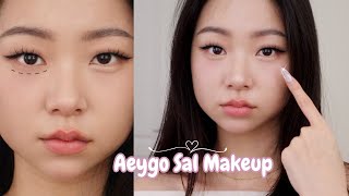 Korean Aegyo Sal Makeup Tutorial Shade, Colors, Glitter, Placement, Etc