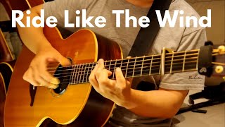 PDF Sample Ride Like The Wind - Christopher Cross - Acoustic Fingerstyle Guitar guitar tab & chords by Kent Nishimura.