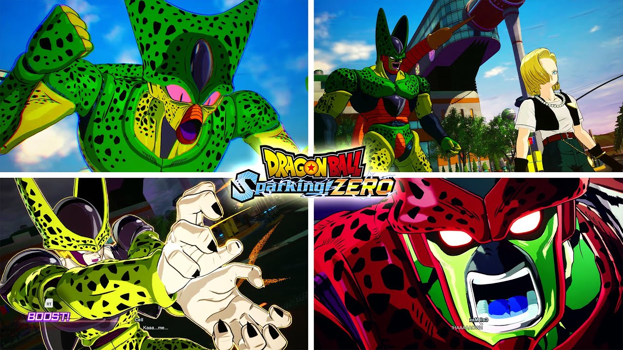 Dragon Ball: Sparking! Zero - All Cell Transformations & Ultimate ...