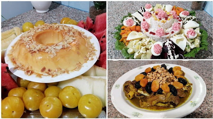 عراضة لأختي  بمناسبة عيد الأضحى اطباق مختلفة 💪 كوني لالة مولاتي وجدي كلشي في دارك بتحميرة الوجه