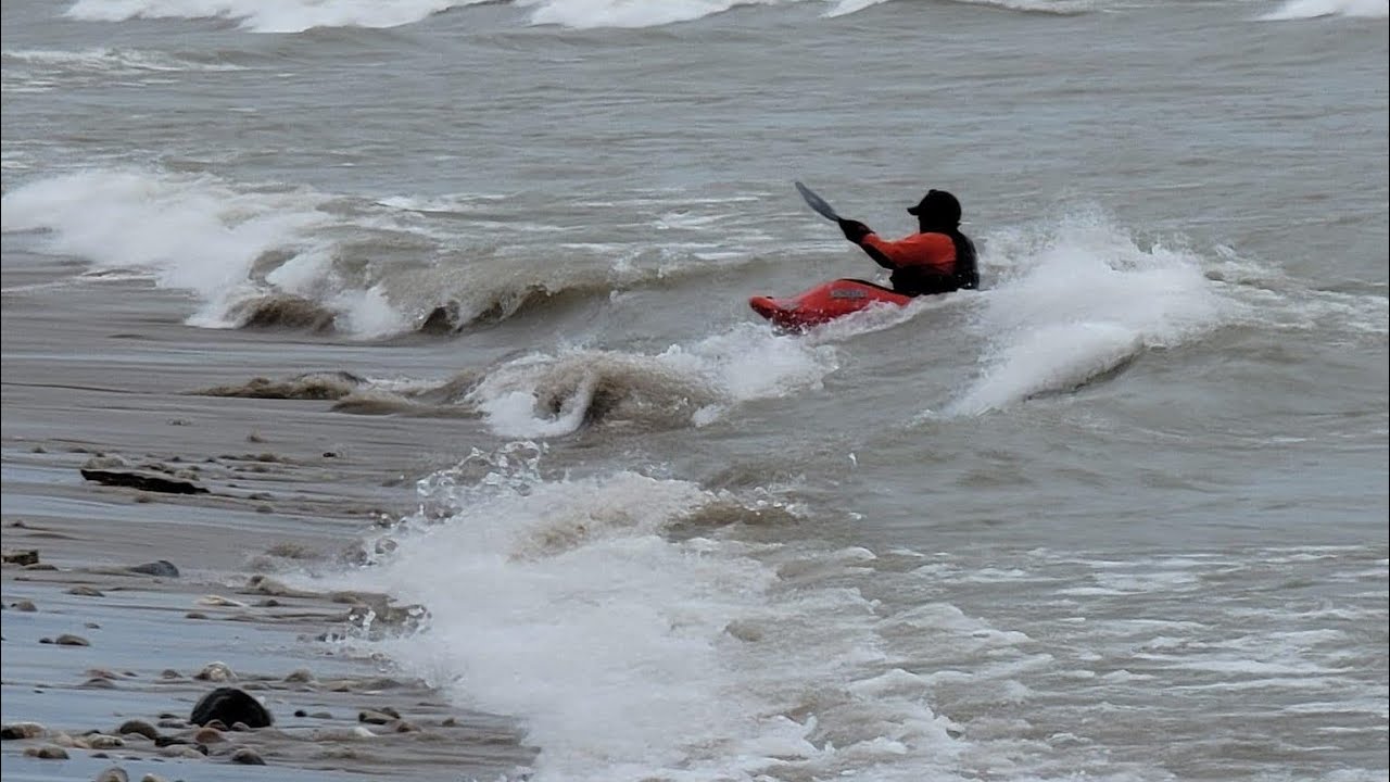 Surfing Lake Michigan Jan 8, 2022 YouTube