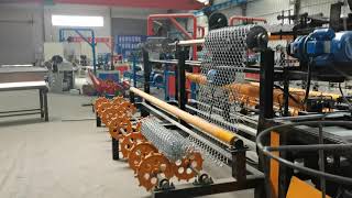 3M width chain link fence machine Double wire feeding