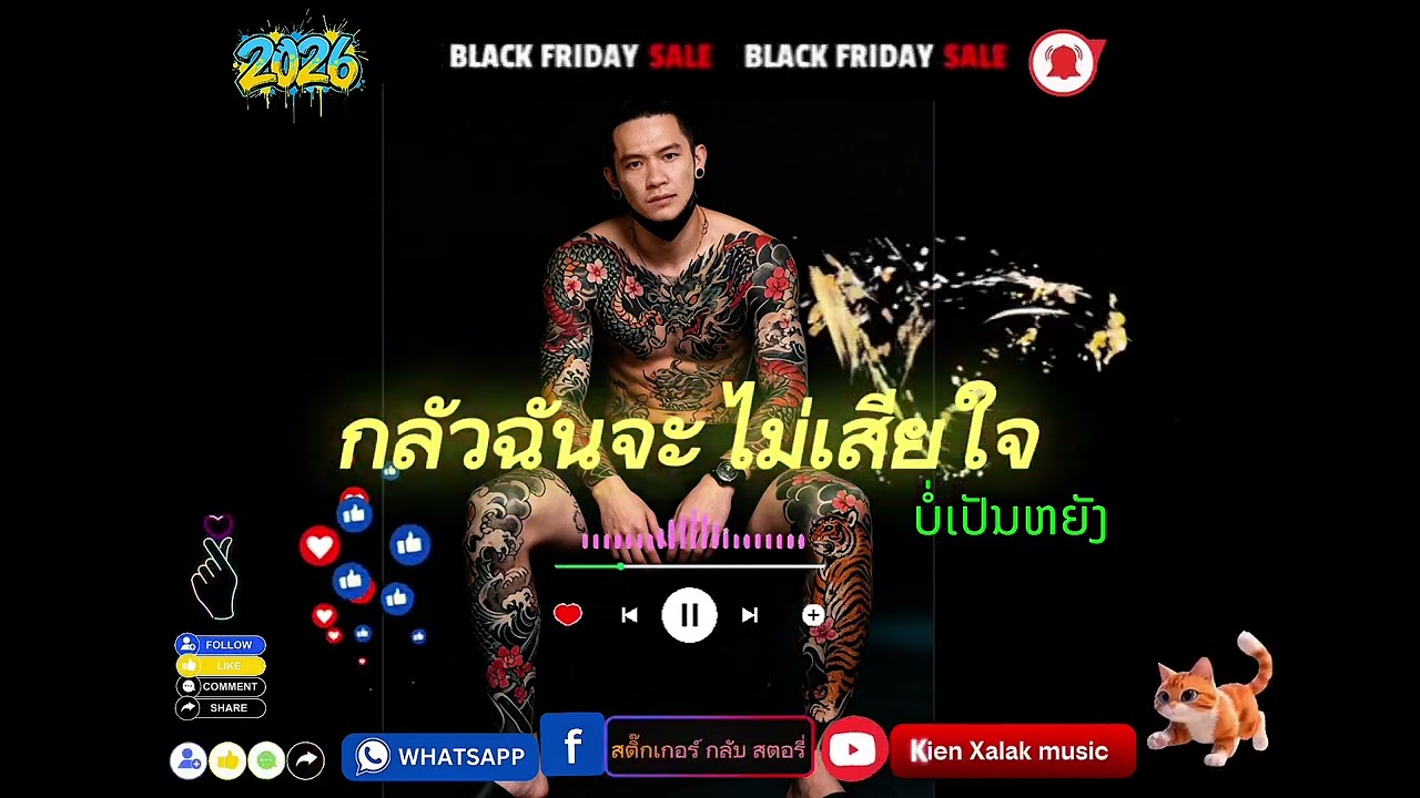กลัวฉันจะไม่เสียใจ#music #เพลงใหม่ #เพลงเพราะ #เพลงฮิตในtiktok 