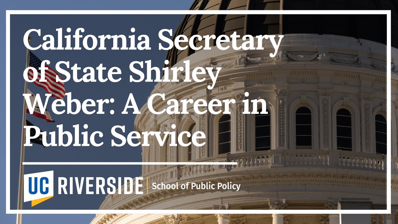 California Secretary of State Shirley Weber: A Career in Public Service