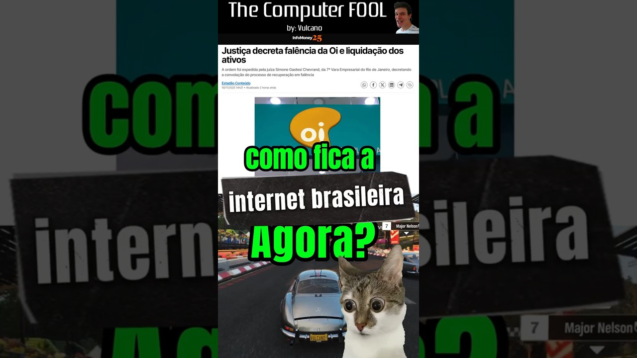 Oi faliu? como fica a Intenet Brasileira agora?