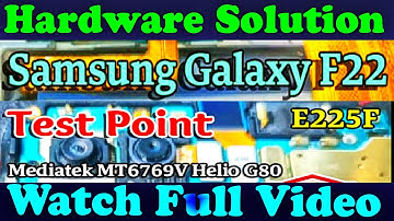 Samsung Galaxy F22 SM E225F Test Point ISP PinOUT FOR Unlock FRP ETC #GSM_Free_Equipment