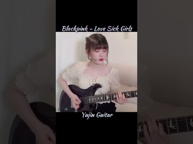 Blackpink | Love Sick Girls | Yujin Guitar Cover #shorts class=