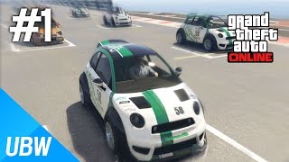 UlsanBigWhale' GTA5 Stunt Race VS Foreigners : Winning at a 16-player race Pt.1