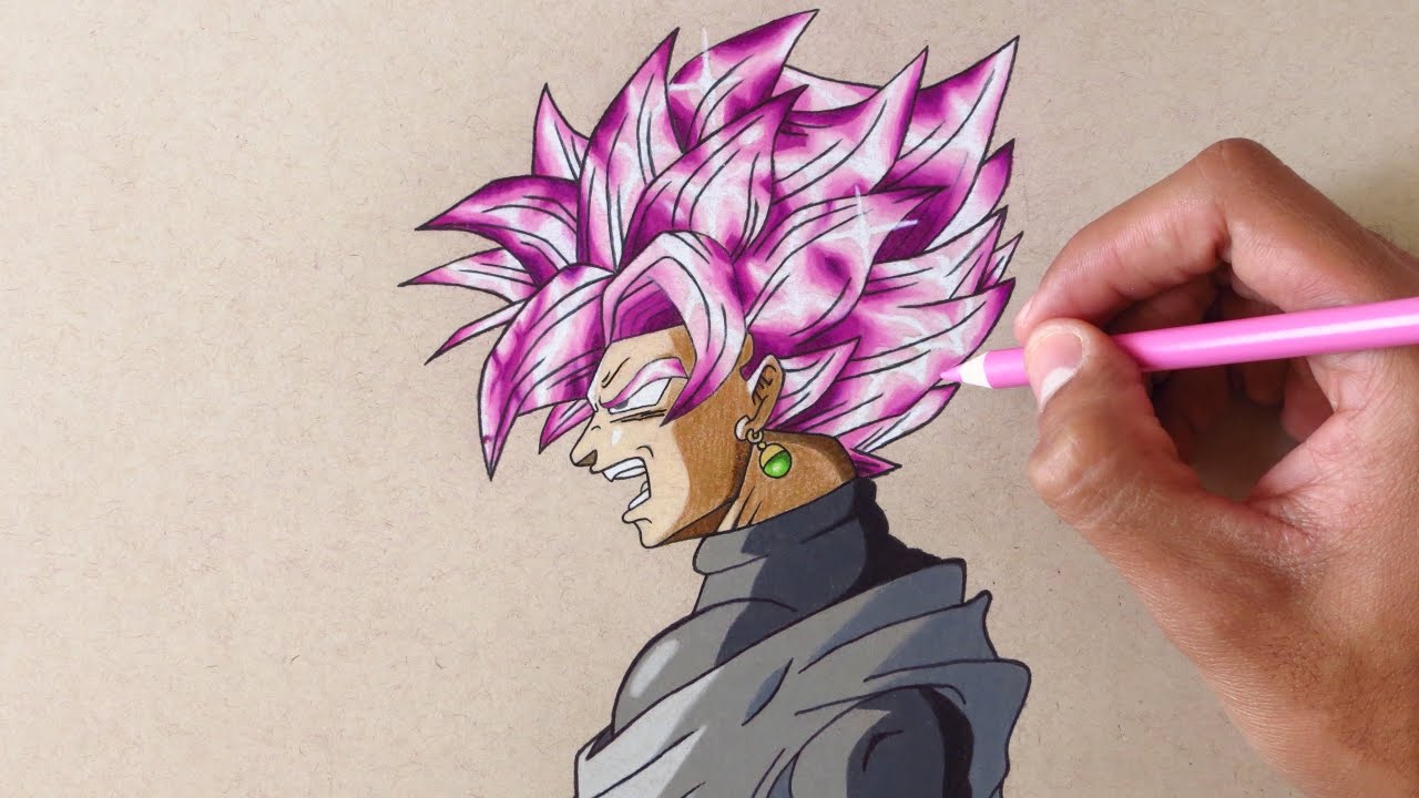 Como DIBUJAR a Goku Black Rose | Paso a Paso | Galaxy Space Hair | Dragon  Ball Super - thptnganamst.edu.vn