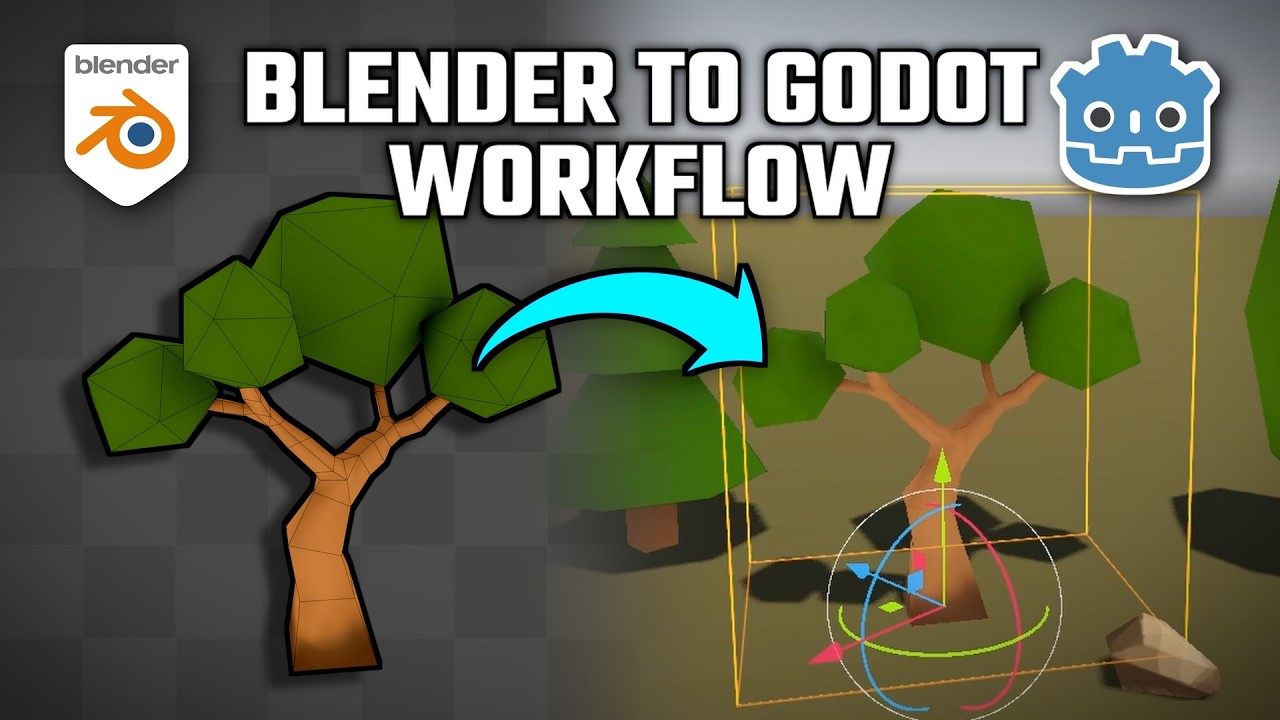 Blender to Godot Workflow for Game Assets - YouTube