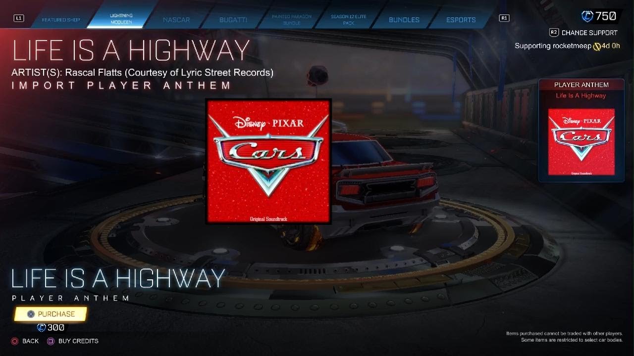 The Cars-Themed Lightning McQueen Mega Bundle Has Arrived In Rocket League