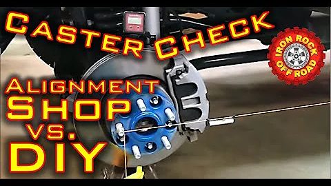 Check caster on your Jeep at home with simple tools! DIY vs. Shop