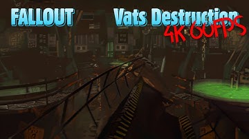 Fallout - Destruction of Vats // 4K, 60FPS, AI Restored