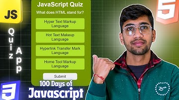 How to make Quiz App || 100 Days of JavaScript || Day 7