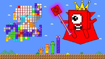 MINI GAME: Mario - Numberblocks Puzzle 🧩 Finish the Sequence in Nintendo Switch | Game Animation