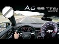 2023 Audi A6 Avant 55 TFSI Quattro 340PS TOP SPEED GERMAN AUTOBAHN DRIVE POV